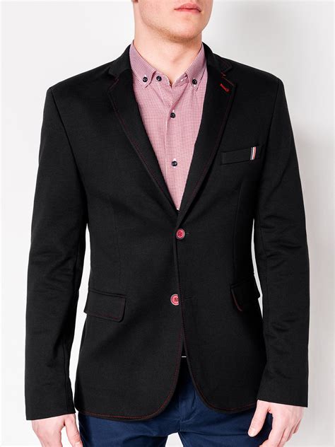 men's casual black blazer.